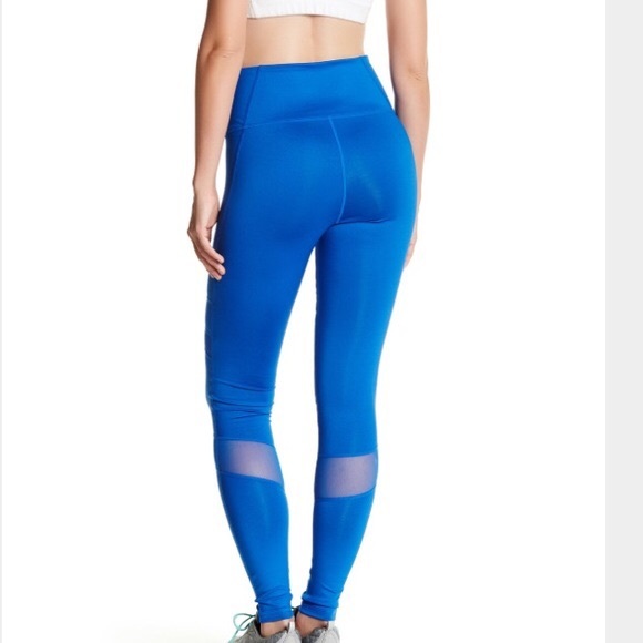 Zella Mesh Compression Cut Out Leggings Tights - Picture 2 of 7